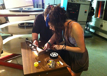 Experimental Animation (building the 35mm film at Movies 8)